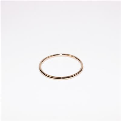 Plain Stacker Ring - 9ct YG - 1.2mm