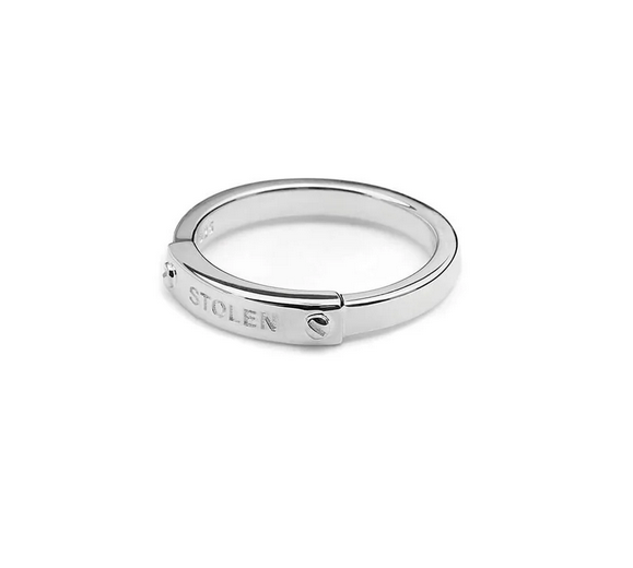 Bolted Band Ring - Narrow - SS - Size S