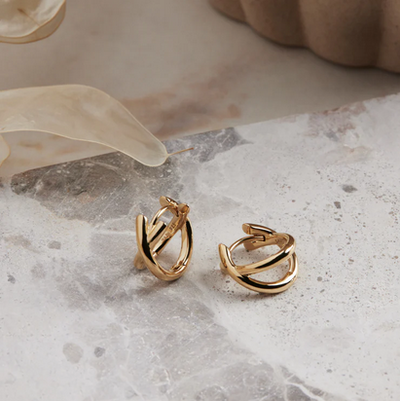 Moonkiss Huggie Earrings - SSGP