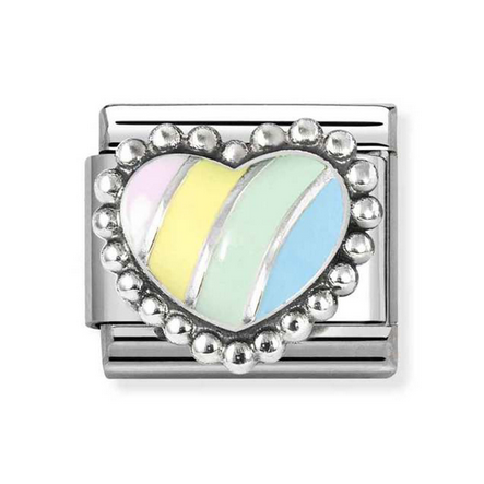 Pastel Stripe Heart symbol