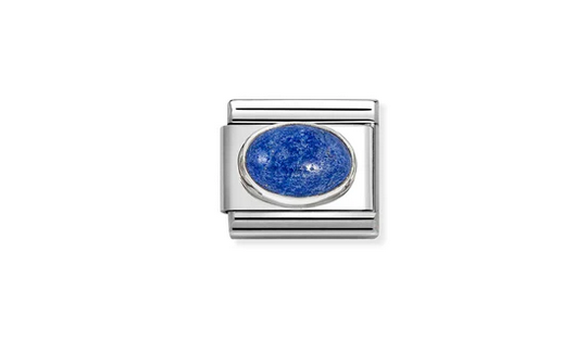 Oval Lapis Lazuli Charm