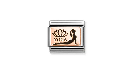 Yoga in Cobra Pose symbol
