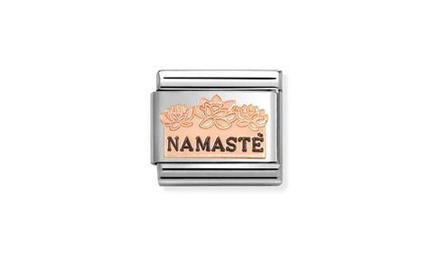 Namaste and Flower symbol