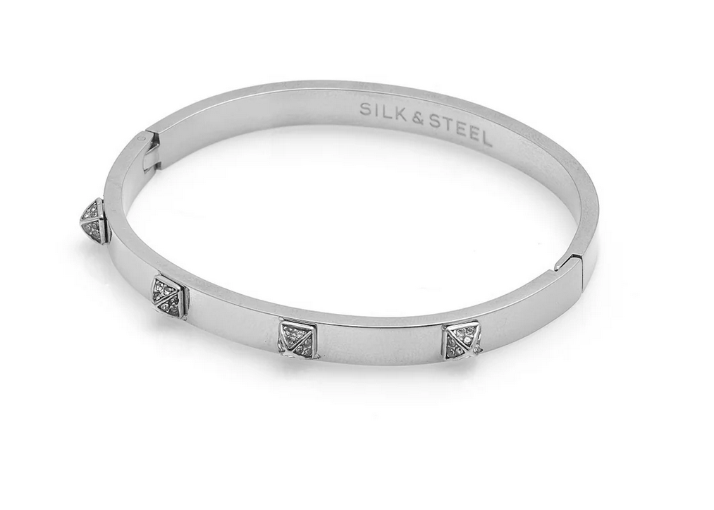 Prism / Bangle / CZ + Silver
