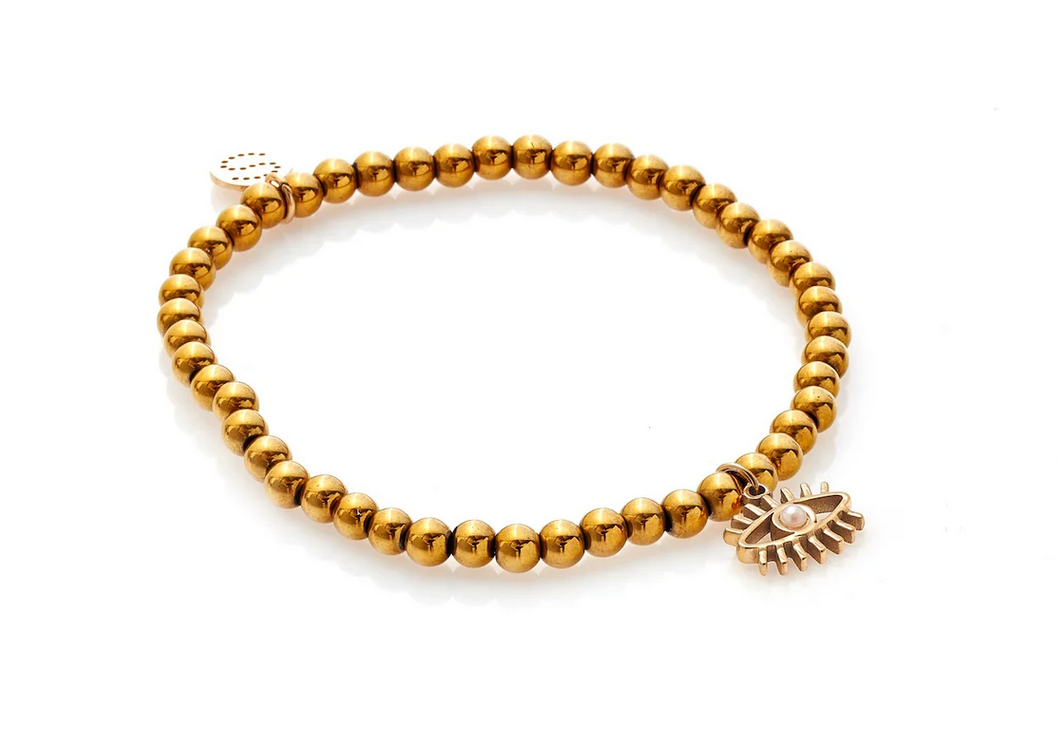Guardian / Bracelet / Pearl + Gold