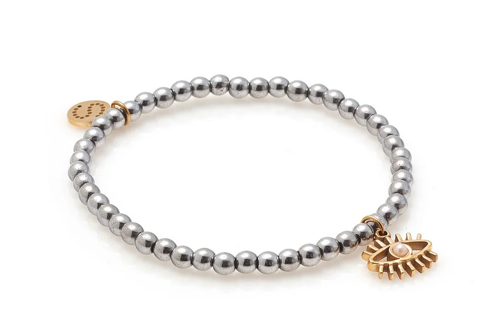 Guardian Two-Tone / Bracelet / Pearl + Silver + Gold