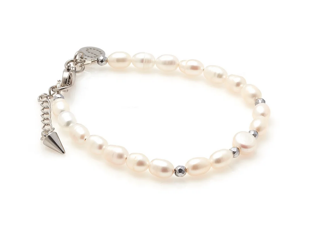 Celine / Bracelet / Pearl + Silver