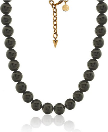 Midnight Choker / Necklace / Black Onyx + Gold