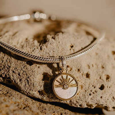 Sunrise Pendant Charm - SSGP