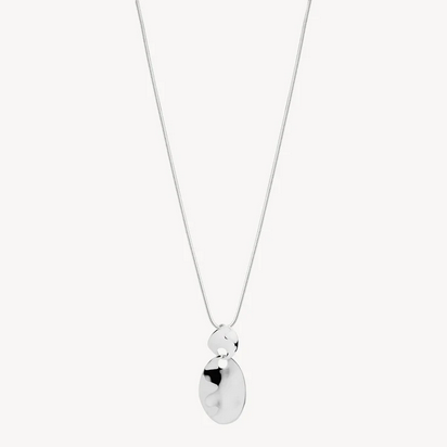Silver Leaf Necklace- SS