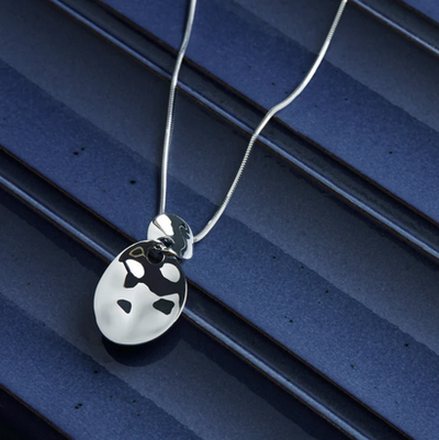 Silver Leaf Necklace- SS