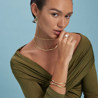 Celestine Necklace (Fine) - GP