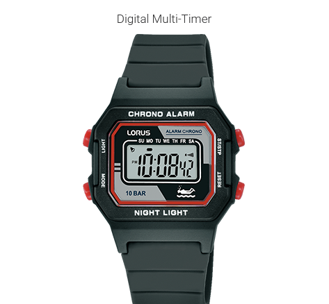 Lorus Sports - Digital Multi-Timer
