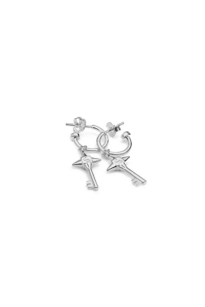 Love Key Anchor Earrings -SS