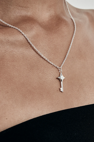 Love Key Necklace - SS