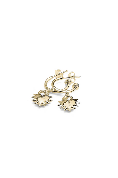Love Locket Anchor Earrings - SSGP