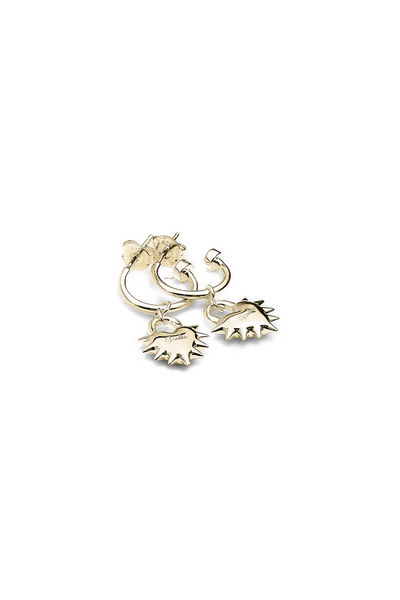 Love Locket Anchor Earrings - SSGP