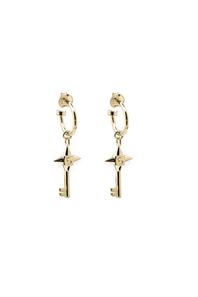Love Key Anchor Earrings - SSGP