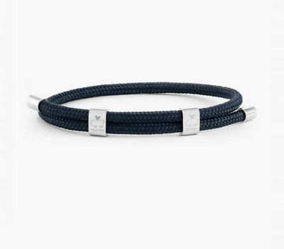 Little Lewis DBL- Navy | Silver - Small