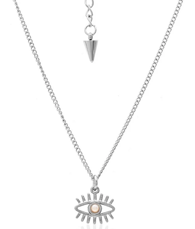 Guardian / Necklace / Pearl + Silver