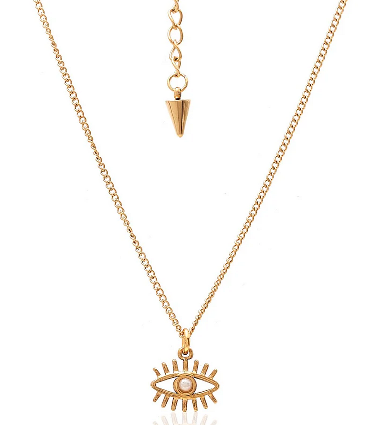 Guardian / Necklace / Pearl + Gold