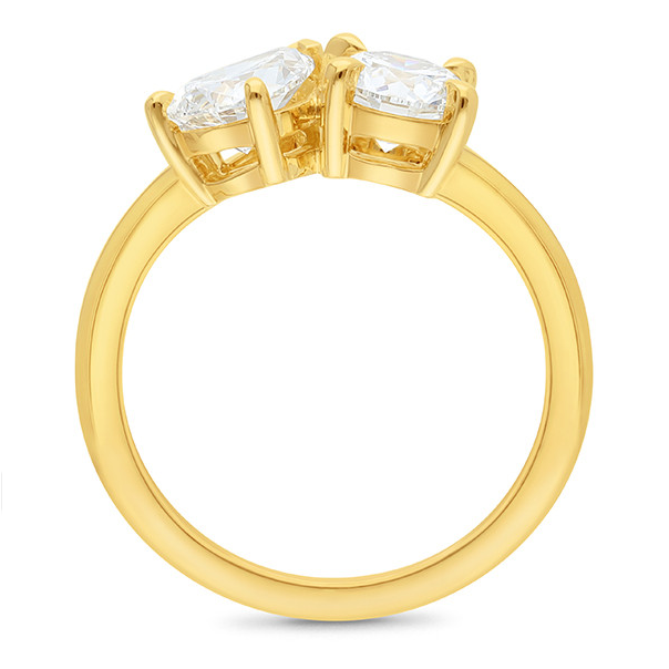 The Sienna - Pear & Round Cut Toit Et Moi Diamond Ring