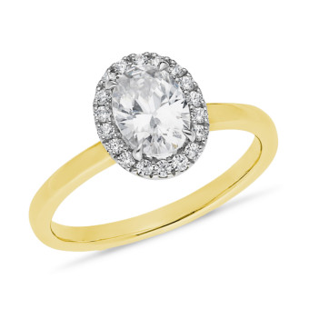 The Savannah - Oval Cut Diamond Cluster Ring