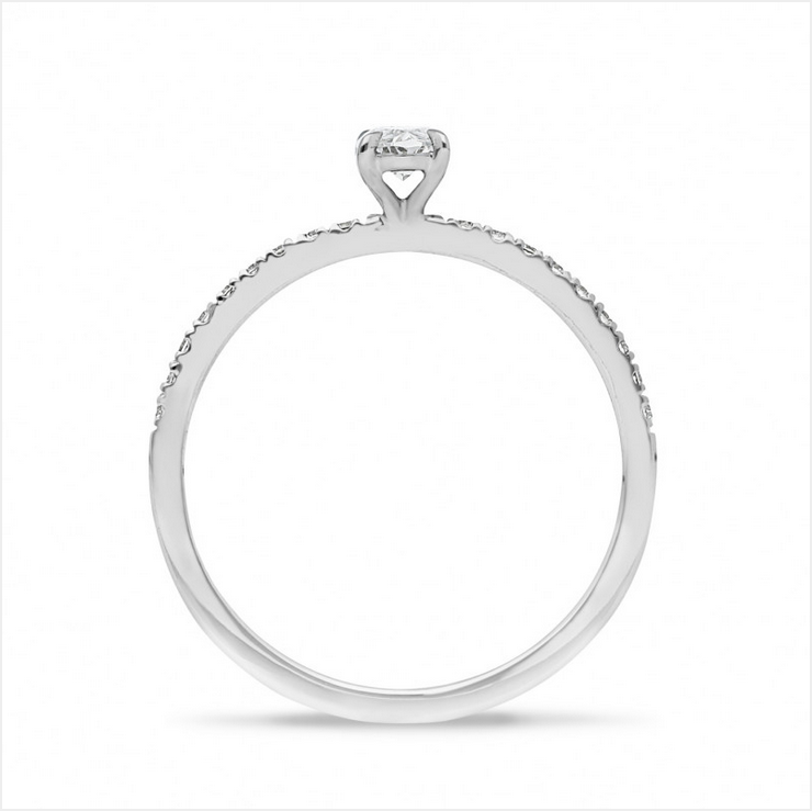 The Rosalie - Oval Cut Diamond Ring