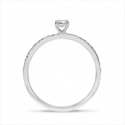 The Rosalie - Oval Cut Diamond Ring