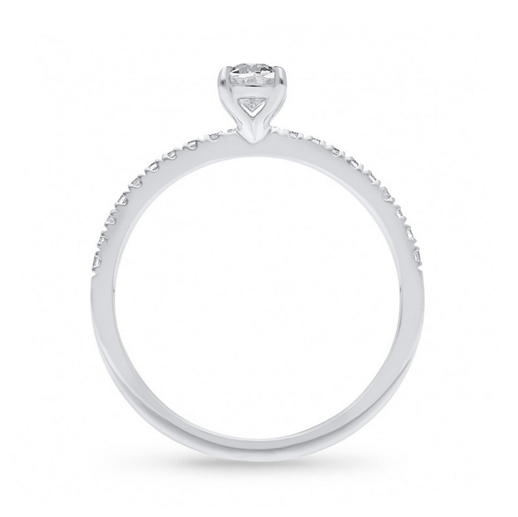 The Quinn - Oval Cut Diamond Ring