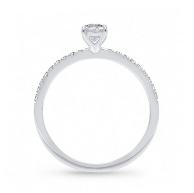The Quinn - Oval Cut Diamond Ring