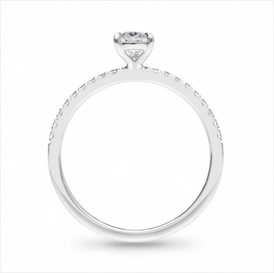 The Penelope - Oval Cut Diamond Ring