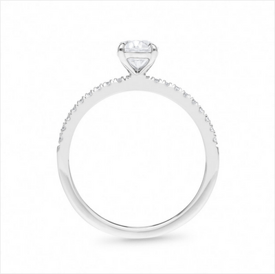 The Olivia - Oval Cut Diamond Ring