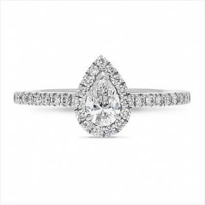 The Nora - Pear Cut Diamond Ring