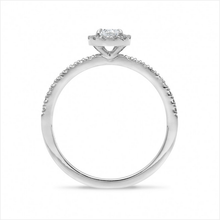 The Nora - Pear Cut Diamond Ring
