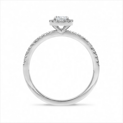 The Nora - Pear Cut Diamond Ring