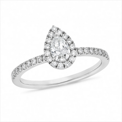 The Nora - Pear Cut Diamond Ring