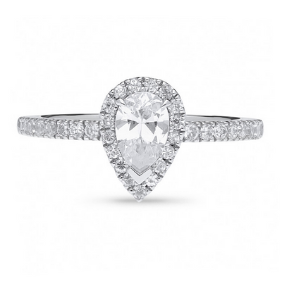 The Mirabell - Pear Cut Diamond Ring