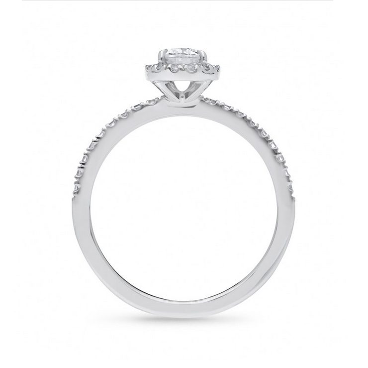 The Mirabell - Pear Cut Diamond Ring