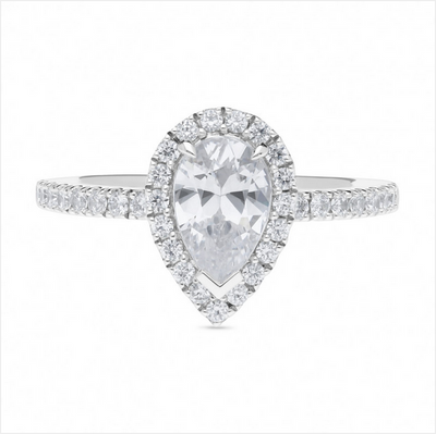 The Kiara - Pear Cut Diamond Ring