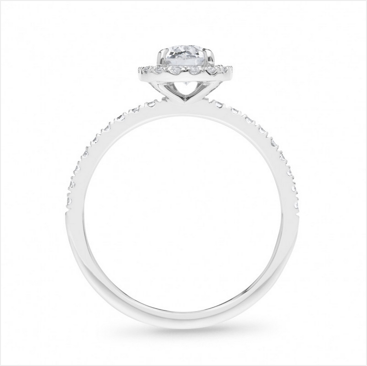 The Kiara - Pear Cut Diamond Ring