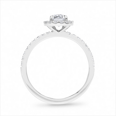 The Kiara - Pear Cut Diamond Ring