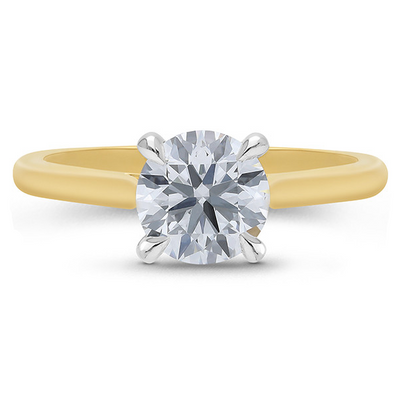 The Elara - Round Brilliant Cut Diamond Ring
