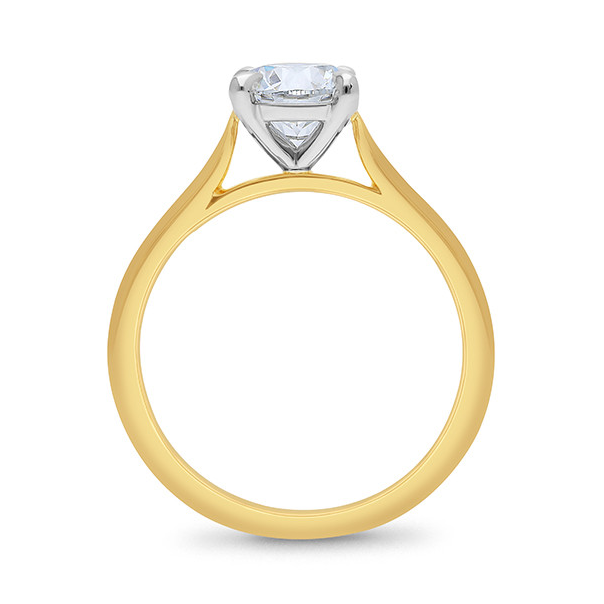 The Elara - Round Brilliant Cut Diamond Ring