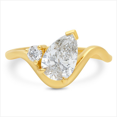 The Aurora - Contemporary Toit Et Moi Diamond Ring