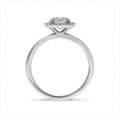 The Liora - Round Brilliant Cut Diamond Halo Cluster Ring