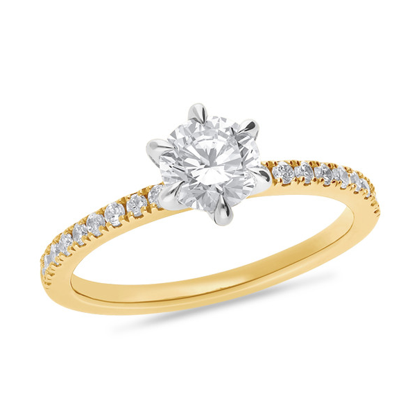 The Helena - Round Brilliant Cut Diamond Ring
