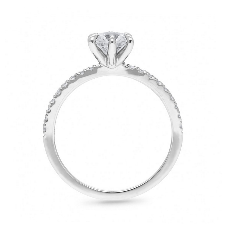 The Helena - Round Brilliant Cut Diamond Ring