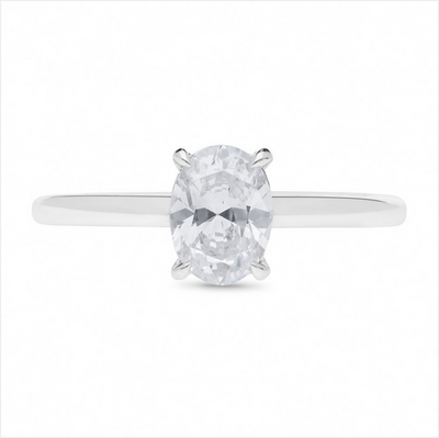 The Gemma - Oval Cut Diamond Ring