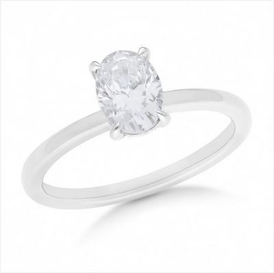 The Gemma - Oval Cut Diamond Ring